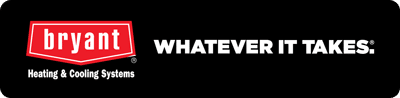 Bryant “Whatever It Takes” logo, red and white.